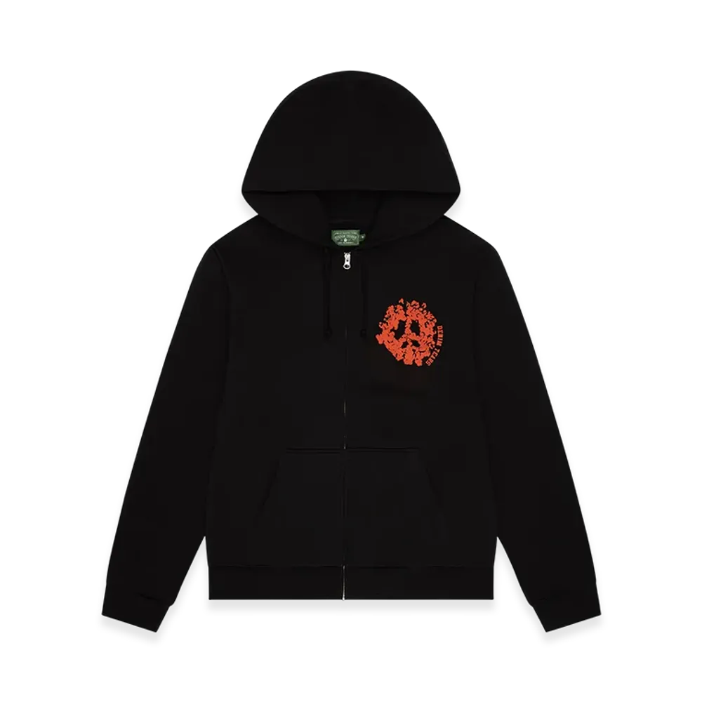 DENIM TEARS Denim University Zip Hoodie "Black"