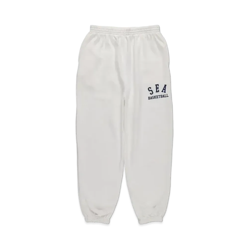 WIND AND SEA SEA (A-HOOPS) SWEAT PANTS "White"