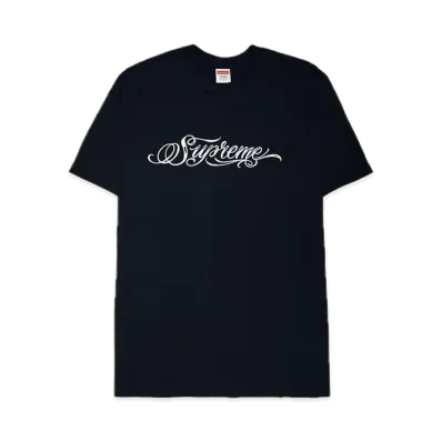 Supreme Script Tee "Black"