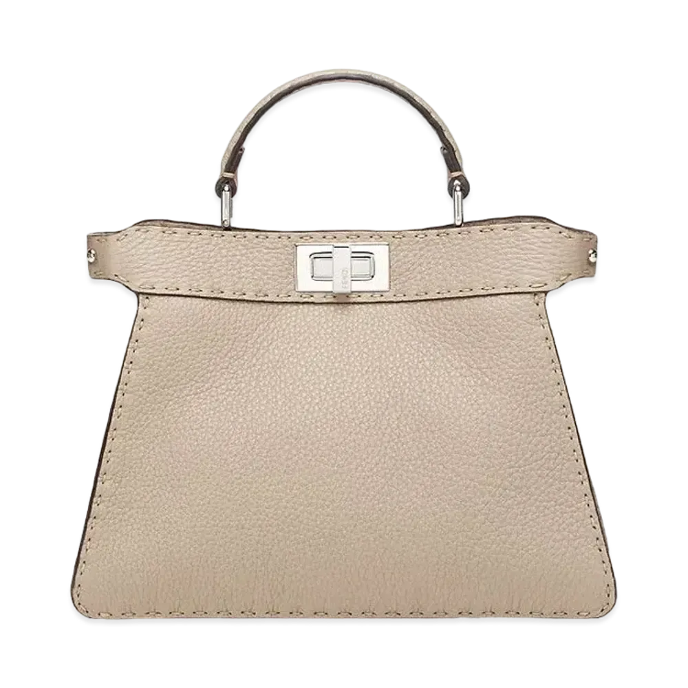FENDI Peekaboo ISeeU Small Selleria Bag "Dove Grey"