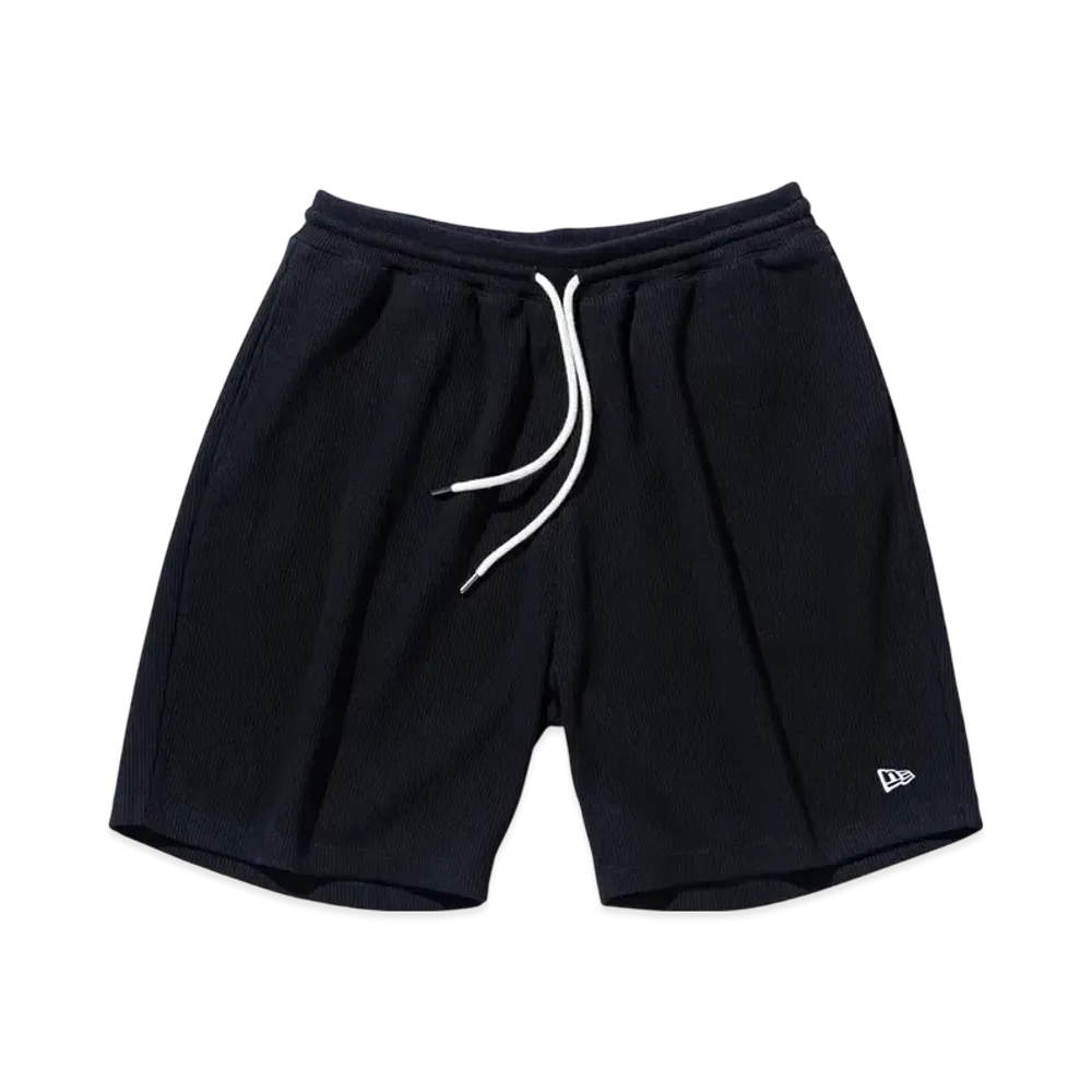 NEW ERA BLACK LABEL SS25 Waffle Short Pants "Black"