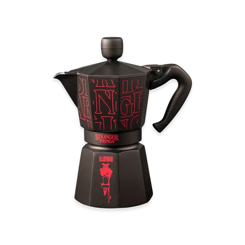 Netflix Stranger Things x V.A. x BIALETTI Moka Express Sound 6cups "Black"