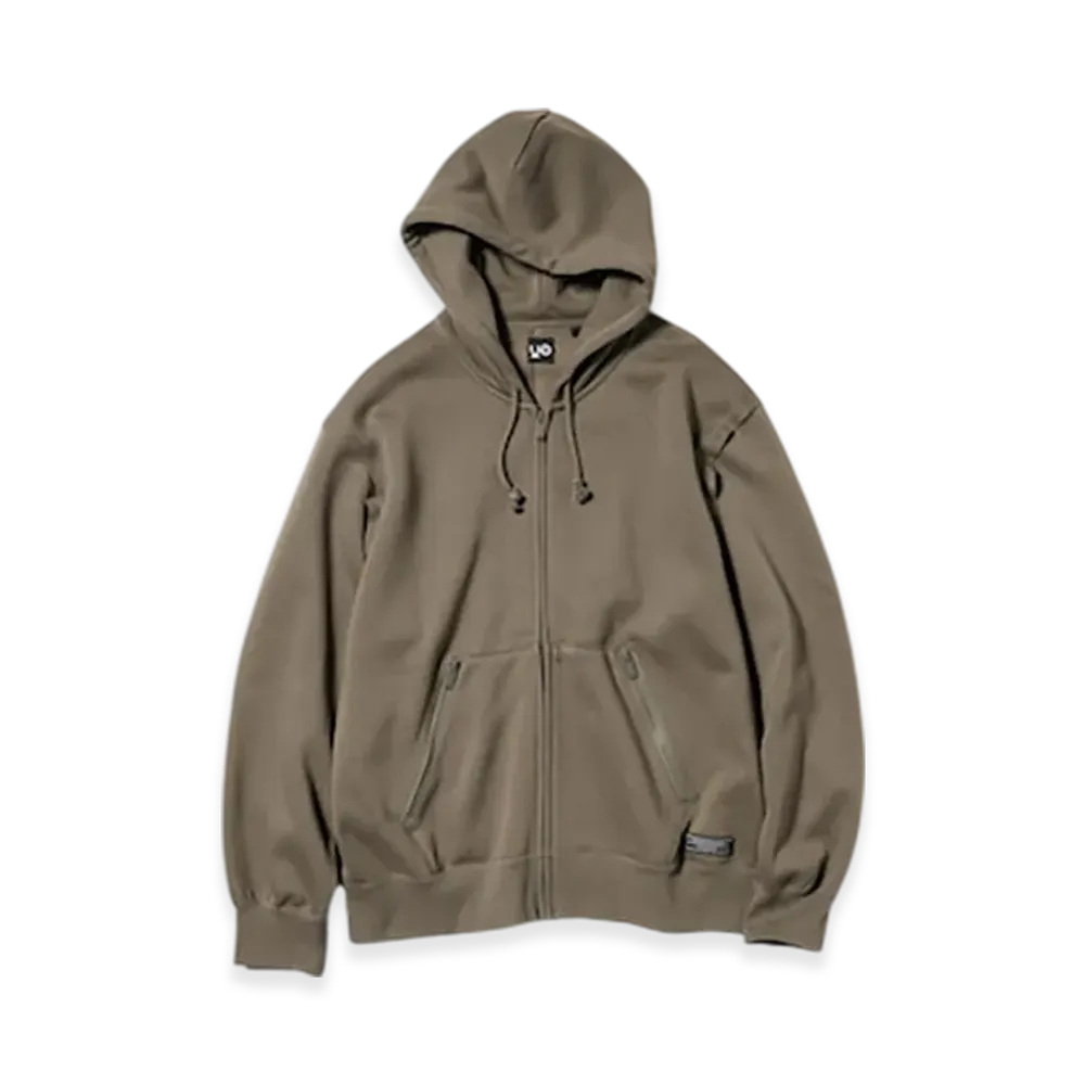 GU x UNDERCOVER Heavyweight Sweat Full Zip Parka "Olive"