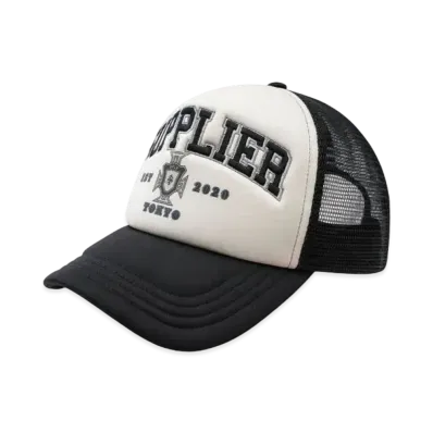 SUPPLIER Cross College Logo Mesh Cap "Black"