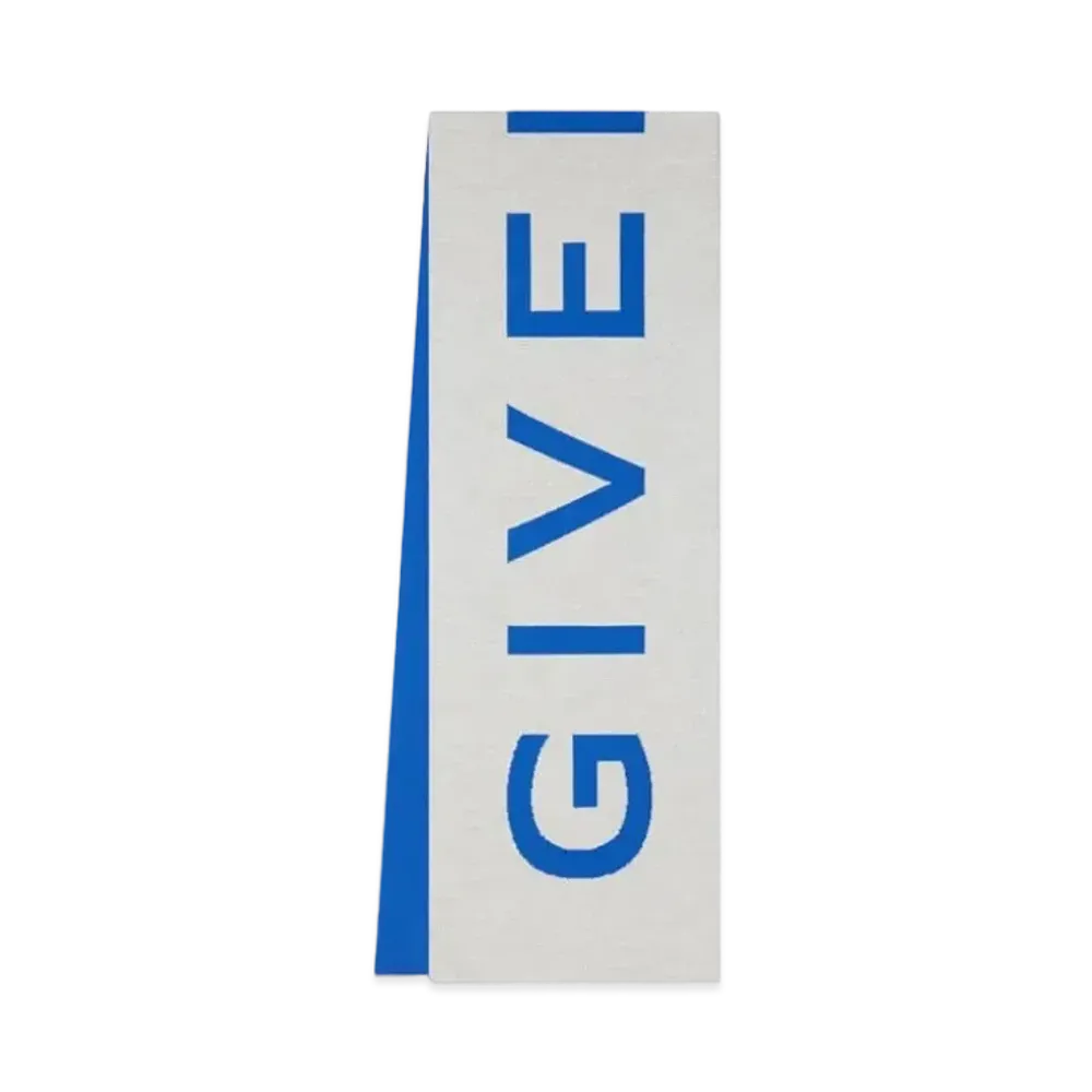 GIVENCHY Scarf In Wool "Light Grey"
