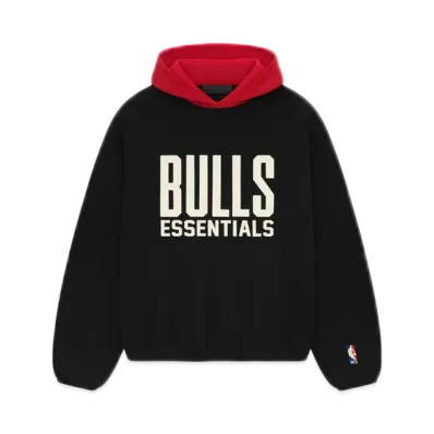 FEAR OF GOD ESSENTIALS Bulls Hoodie "Black/Red"