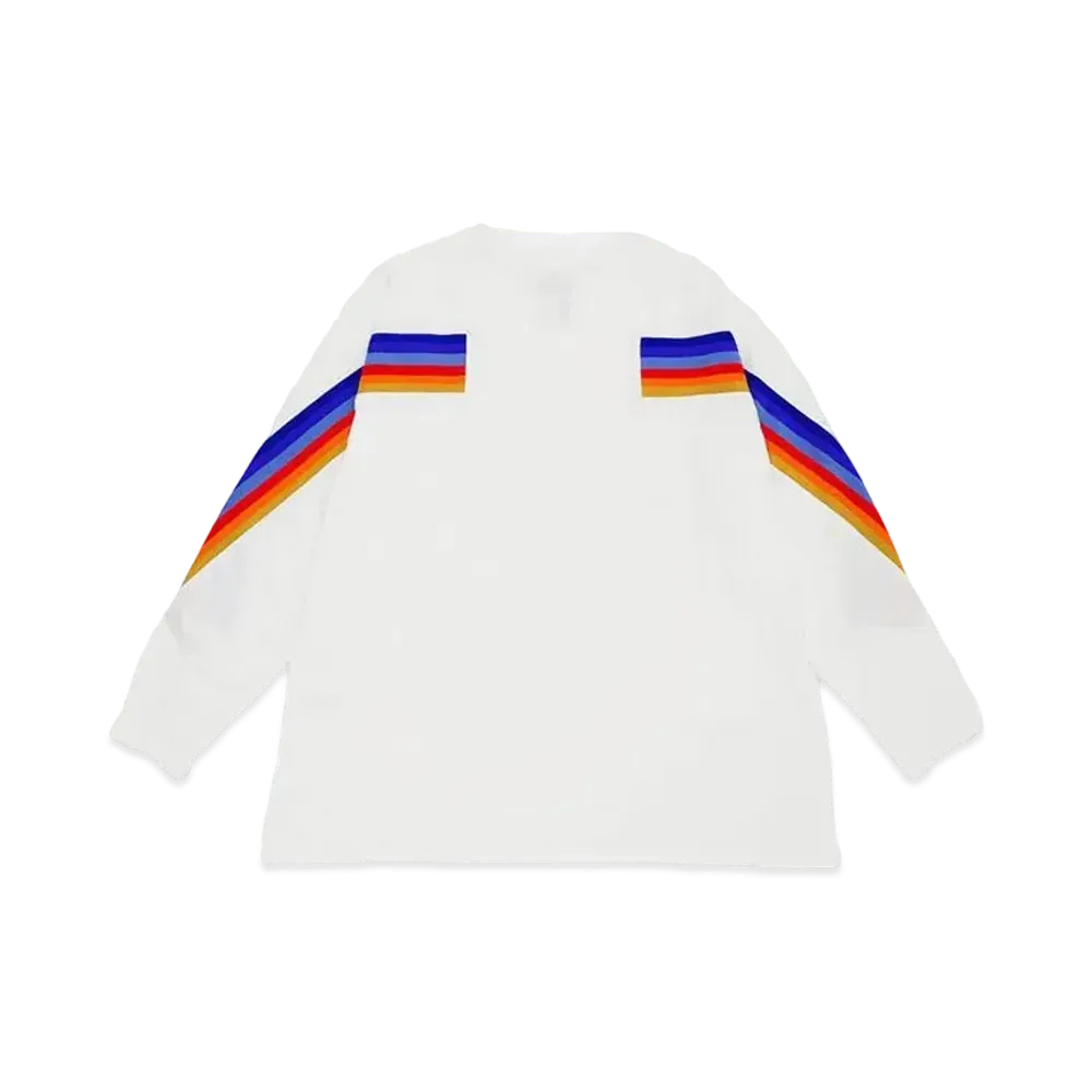 FACETASM RIB LONG SLEEVE TEE "WHITE"