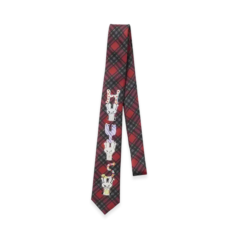 HYSTERIC GLAMOUR Plaid Tie "Red"