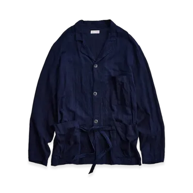 NICENESS Gez Jacquard Check Coveralls "Navy"