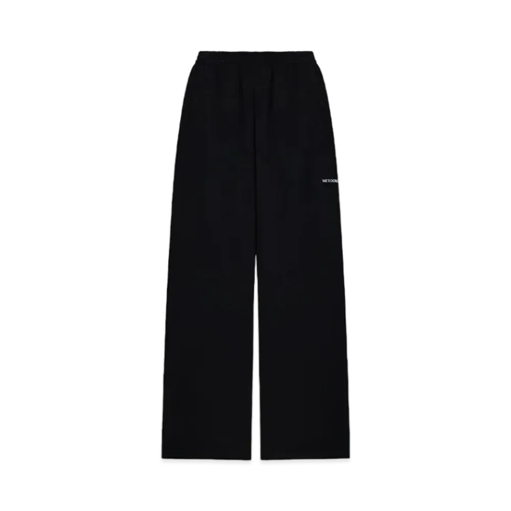 WE11DONE Loose-fit Jersey Pants "Black"