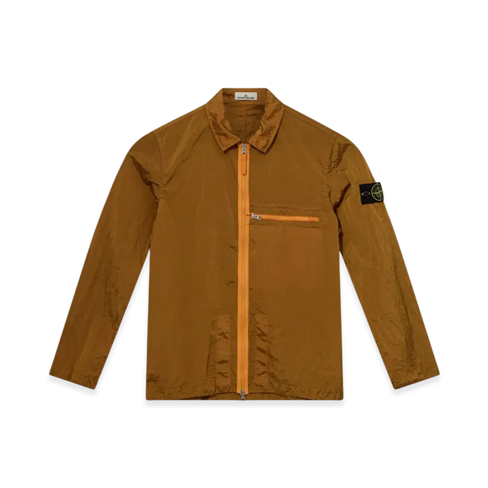Stone Island 10919 Nylon Metal in Econyl Regenerated Nylon Overshirt - 23SS "Orange"