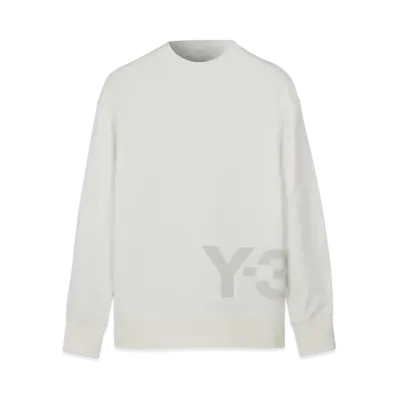 Y-3 U CH1 Large Crew Sweat Shirts "White"