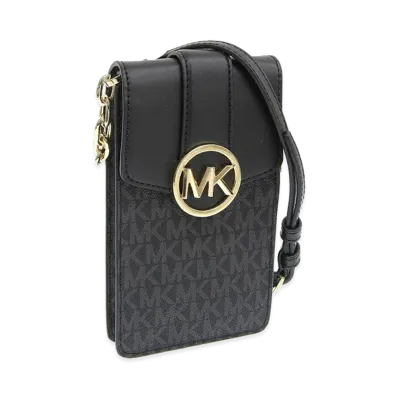 MICHAEL KORS Women's Carmen SM NS Phone Xbody "Black"