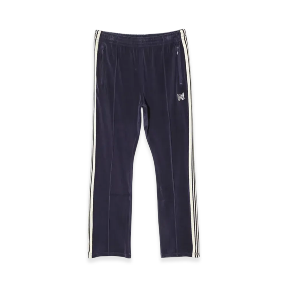NEEDLES Narrow Track Pant - C/PE Velour "Purple"