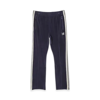 NEEDLES Narrow Track Pant - C/PE Velour "Purple"