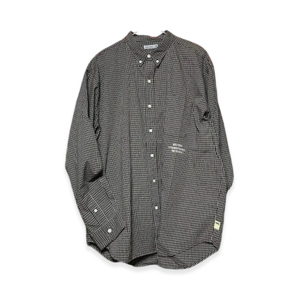 SSZ x Western Hydrodynamic Research BD Shirt "Black Check"