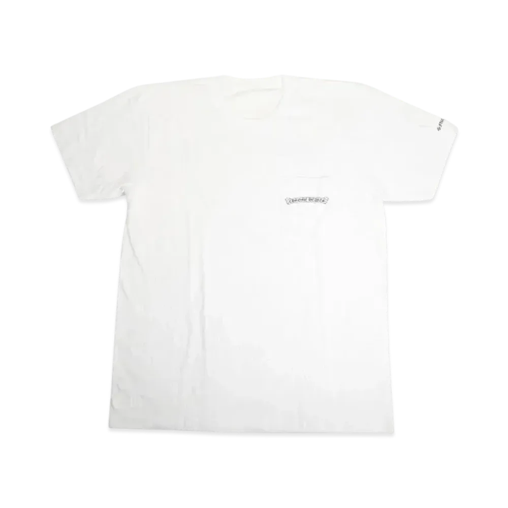 Chrome Hearts Scroll Logo Fuck You T-Shirt "White"