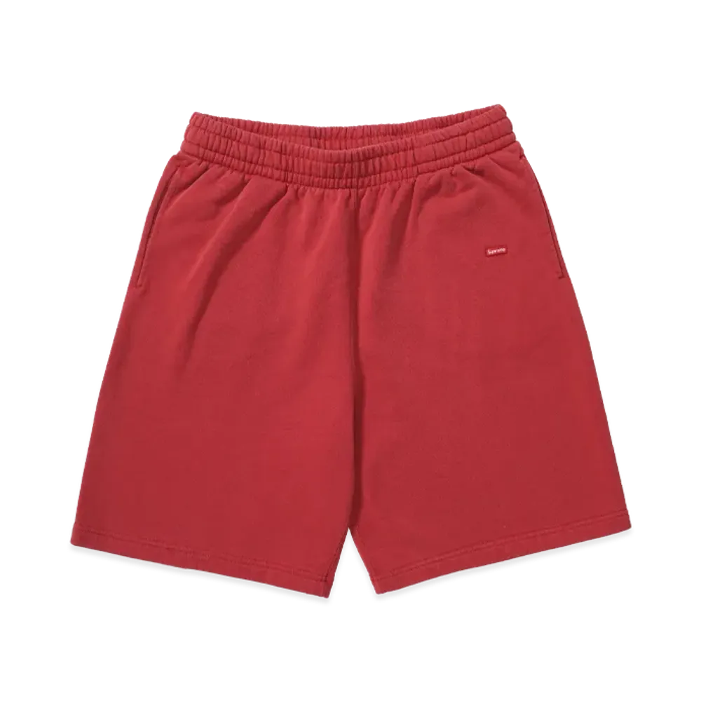 Supreme Small Box Sweatshort "Dark Red"