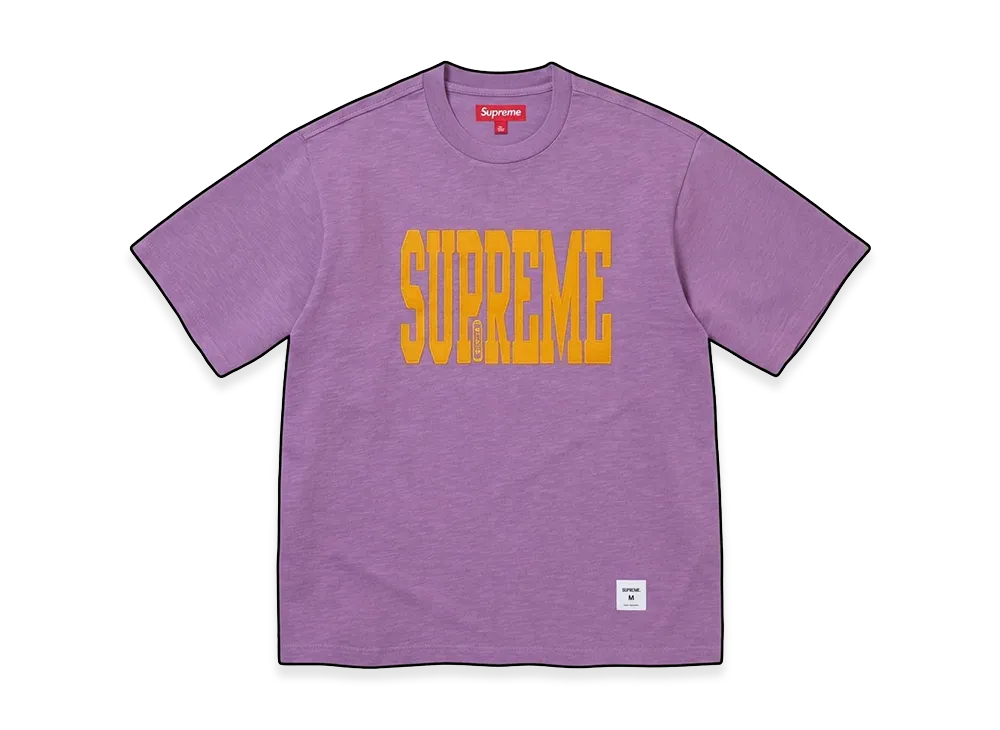 Supreme Stretch Appliqué S/S Top "Dusty Purple"