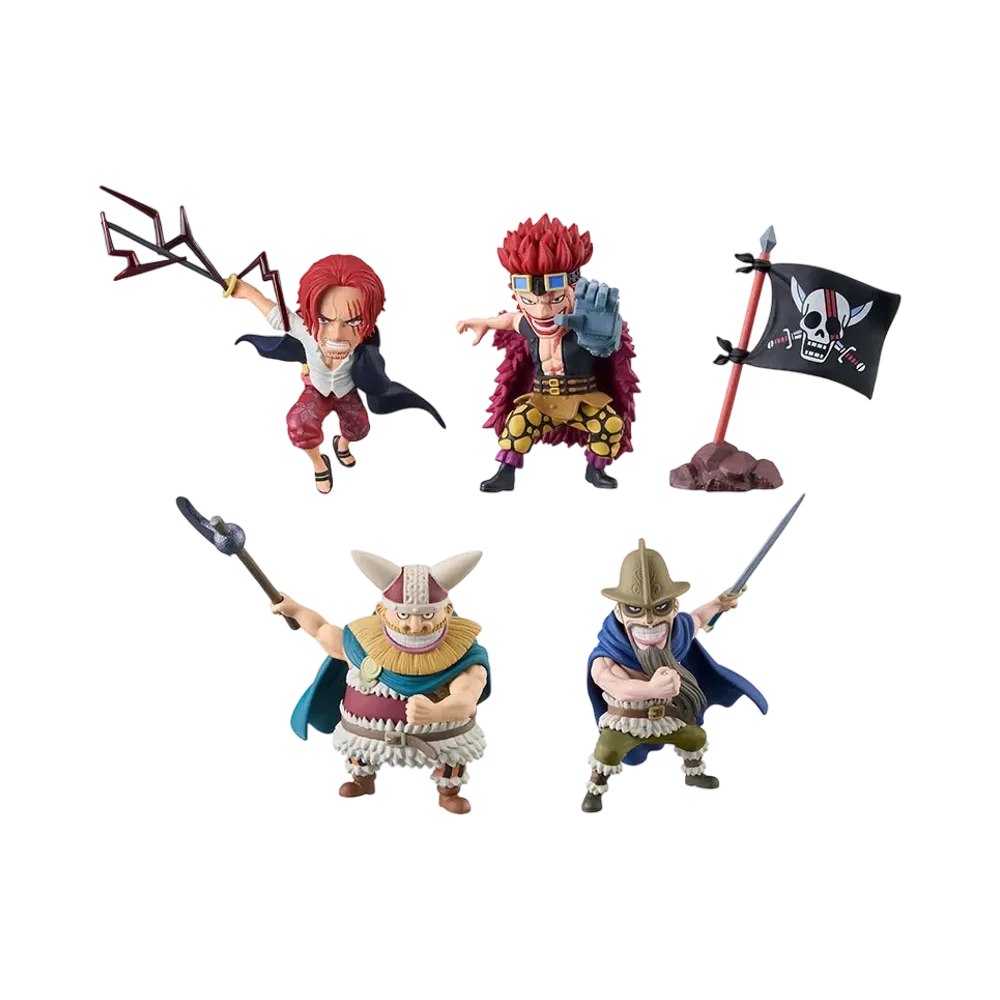 BANPRESTO "World Coletable Figure" -ONE PIECE- -Elbaf- Complete 5 Piece Set
