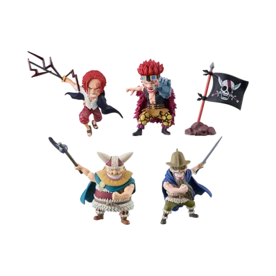 BANPRESTO "World Coletable Figure" -ONE PIECE- -Elbaf- Complete 5 Piece Set