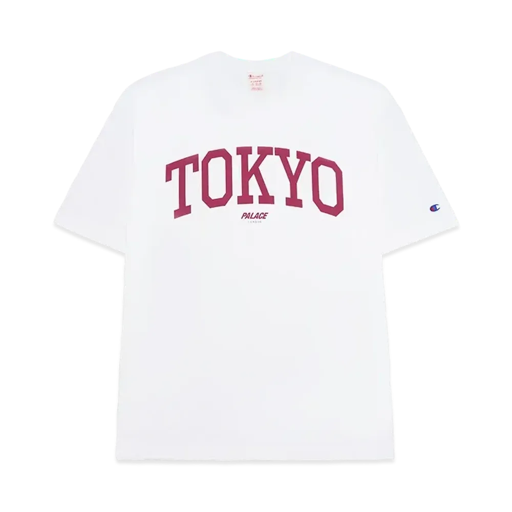 PALACE x Champion Shop T-Shirt "Tokyo White"