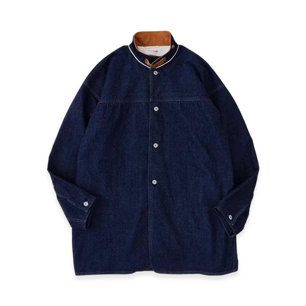 NICENESS I.Vedder 14Oz Denim Chore Coat "Indigo"