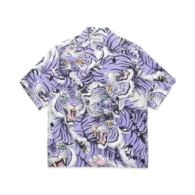 WACKO MARIA Tim Lehi / Hawaiian Shirt "Purple"