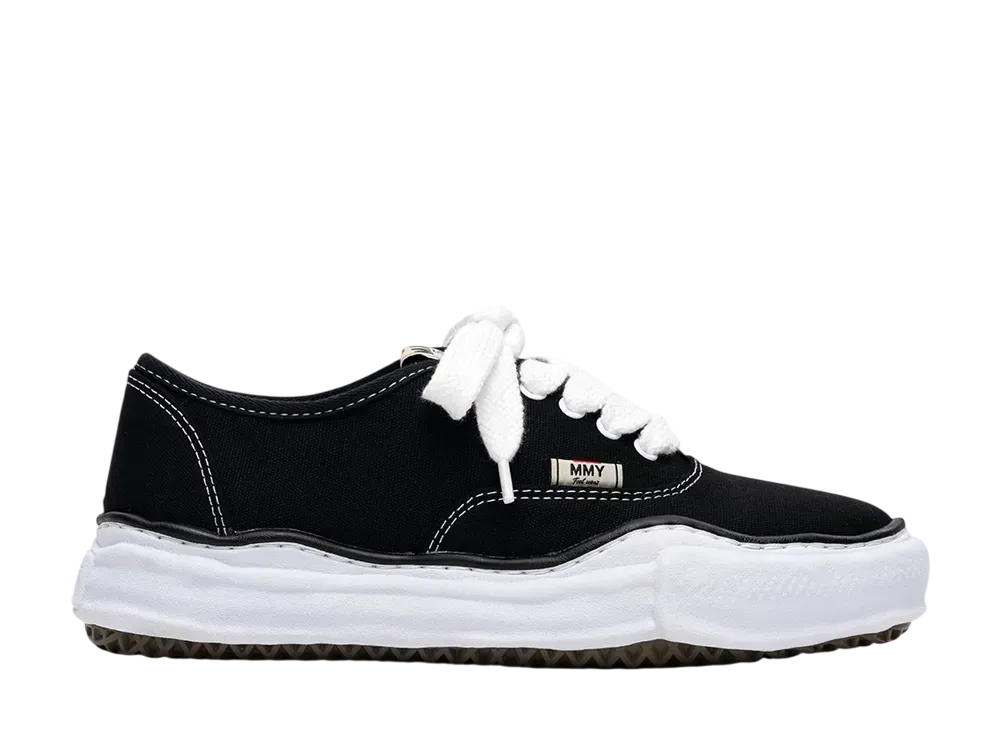 Maison MIHARA YASUHIRO BAKER OG Sole Canvas Low-top Sneaker "Black"