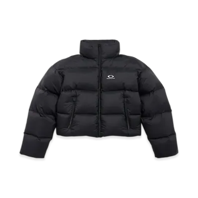 BALENCIAGA Women's Cropped Puffer "Black"