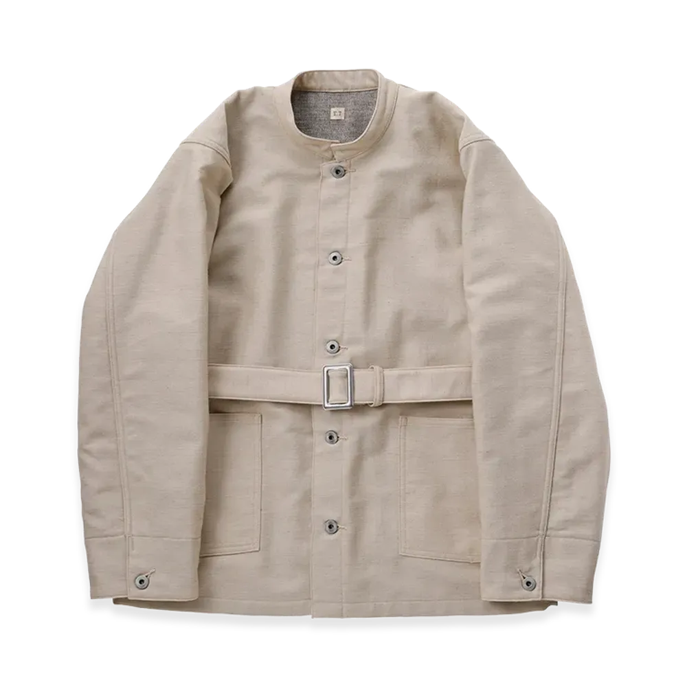 T.T Taiga Takahashi LOT.307 Stand Collar Jacket "Ivory"