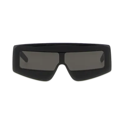 Rick Owens Phleg' Sunglasses "Black"