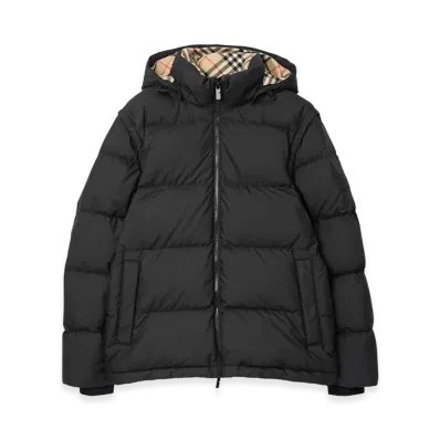Burberry Detachable Sleeve Down Jacket "Black"