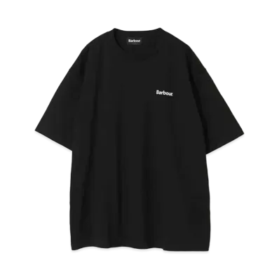 Barbour Japan Limited Back Print Basic Logo T-shirt (Oversized Fit) "Black"