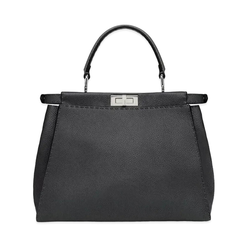 FENDI Peekaboo Medium Selleria Bag "Black"