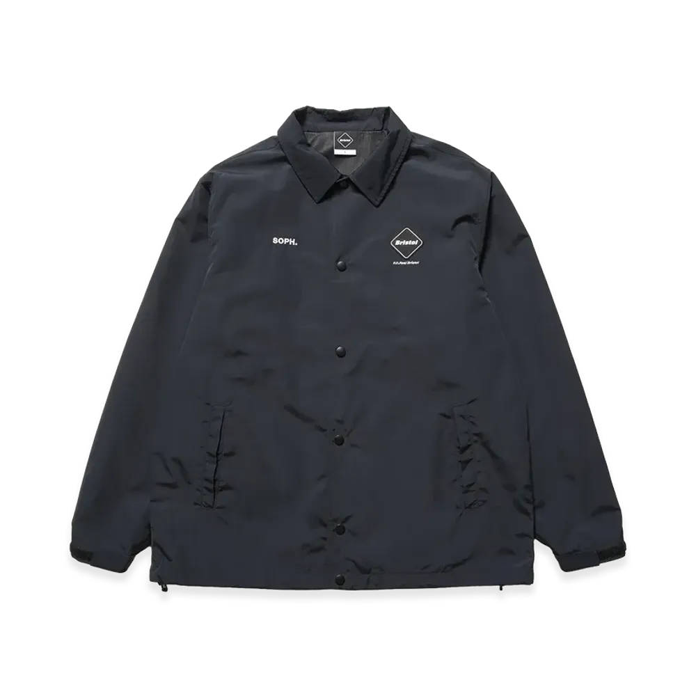 F.C.Real Bristol Supplex Nylon Coach Jacket "Black"