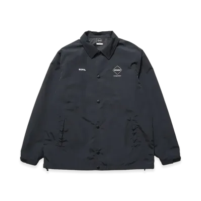 F.C.Real Bristol Supplex Nylon Coach Jacket "Black"