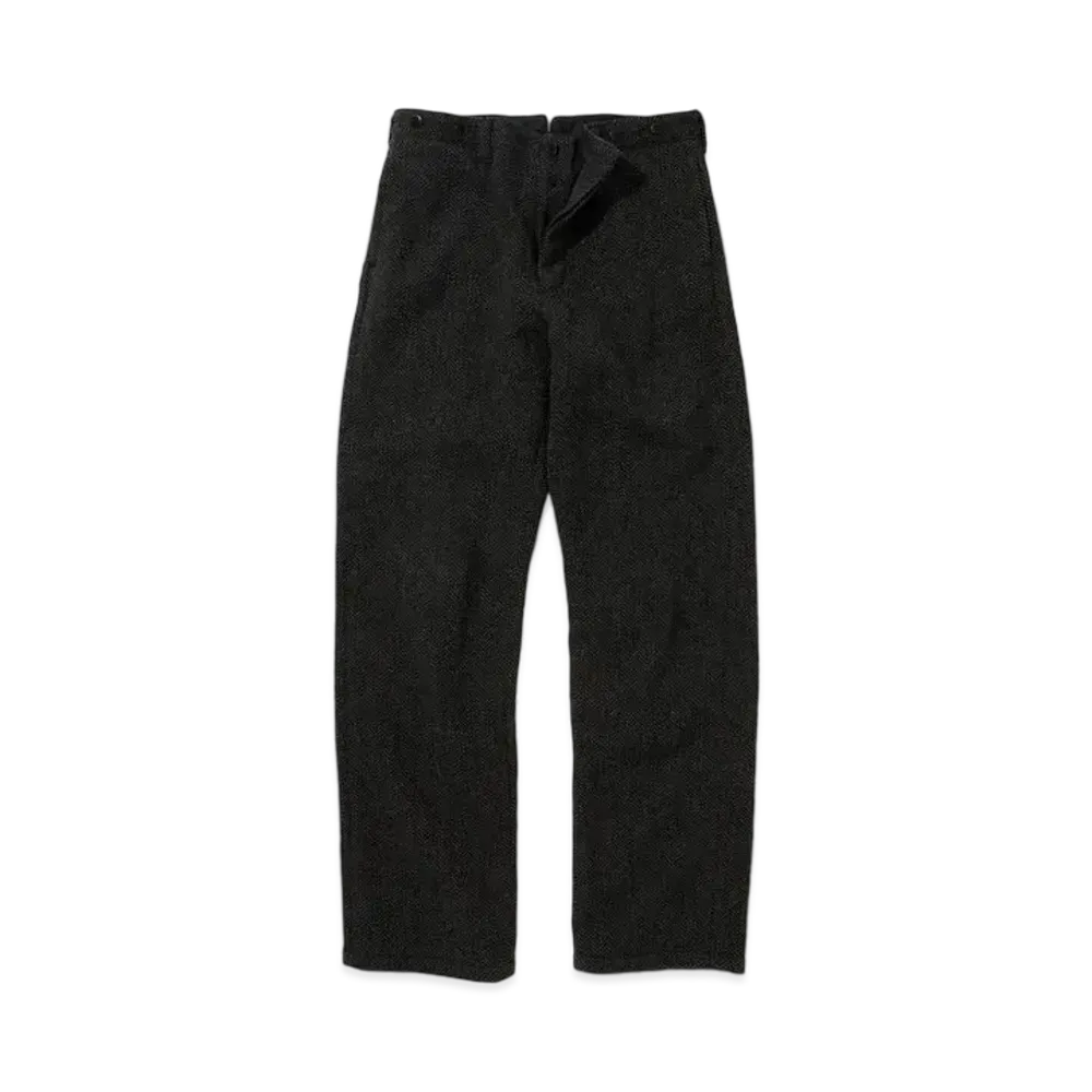 THE REAL McCOY'S Double Diamond Hbt Wool Trousers "Grey"