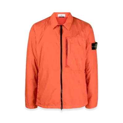 Stone Island 10723 Garment Dyed Crinkle Reps Recycled Nylon Jacket - 23FW "Lobster Red"
