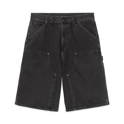 Carhartt WIP OG Double Knee Short "Black(Stone Washed)"