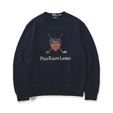 BEAMS x Polo Ralph Lauren Golf Crest Logo Sweatshirt "Newport Navy"