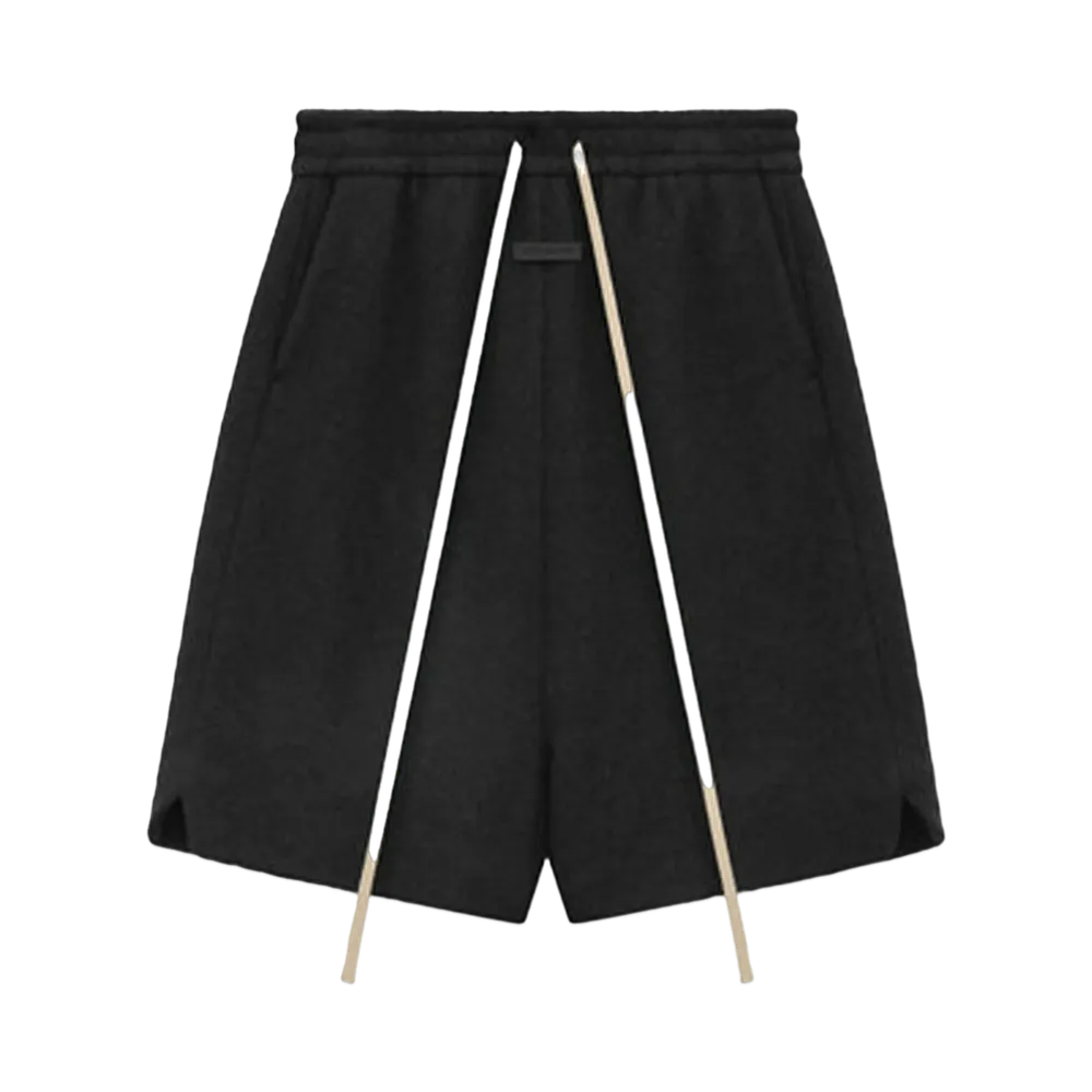 FEAR OF GOD Boiled Wool Relaxed Shorts "Black"