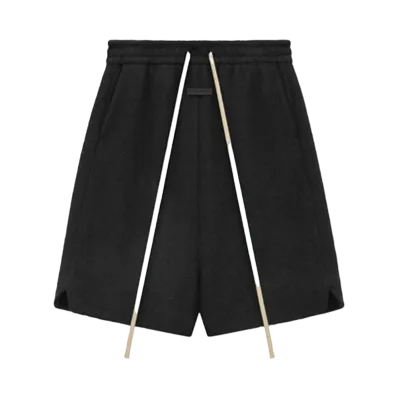 FEAR OF GOD Boiled Wool Relaxed Shorts "Black"