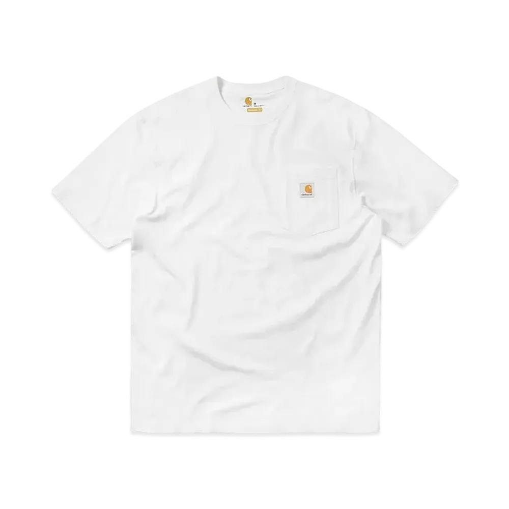 Carhartt WIP S/S Pocket Crew Neck T-Shirt "White"