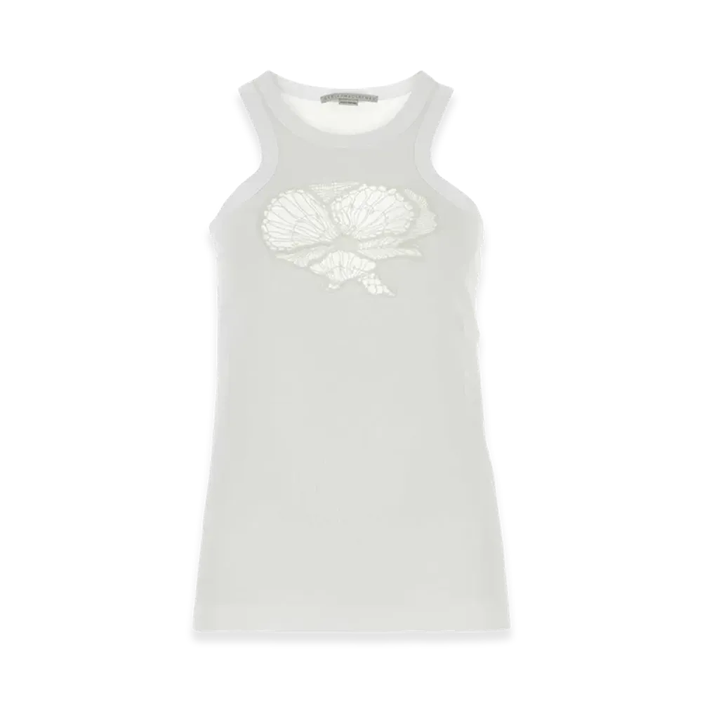 STELLA McCARTNEY Women's Cotton Tank Top "White"