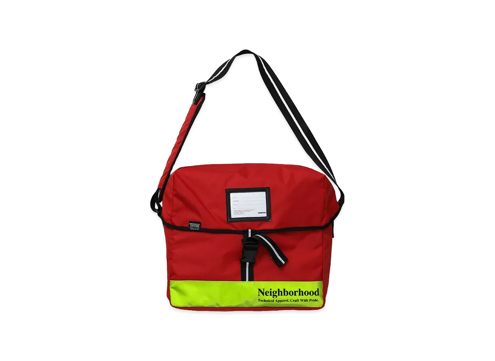NEIGHBORHOOD Bright Color MeSSenger Bag "Red"