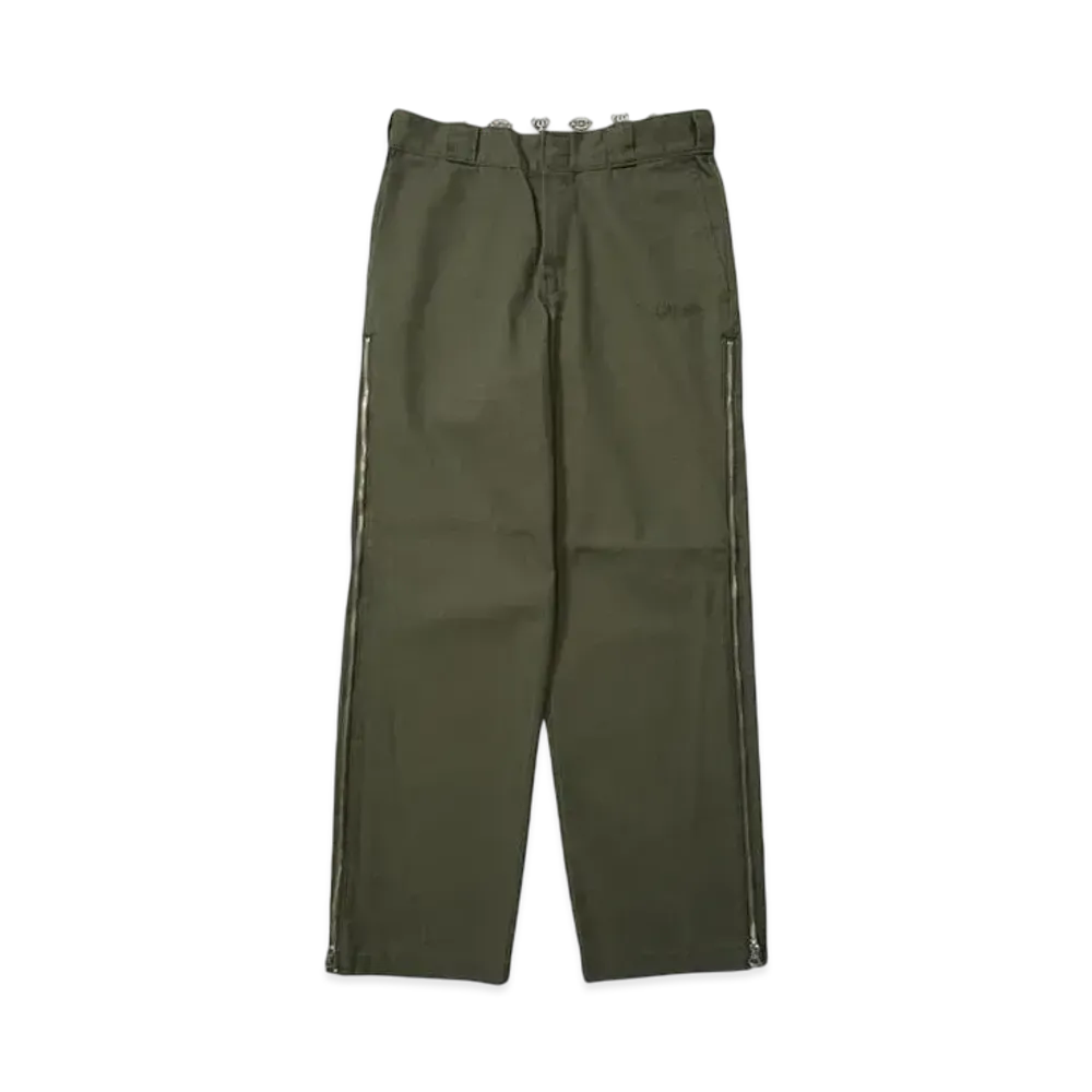 HTH Dickies x HTH Side zip wide pants "KHAKI"