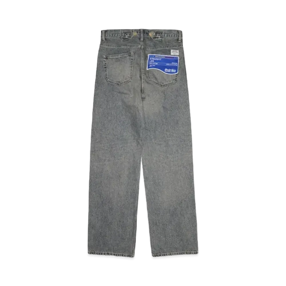 DAIRIKU "Straight" Vintage Denim Pants "INDIGO"