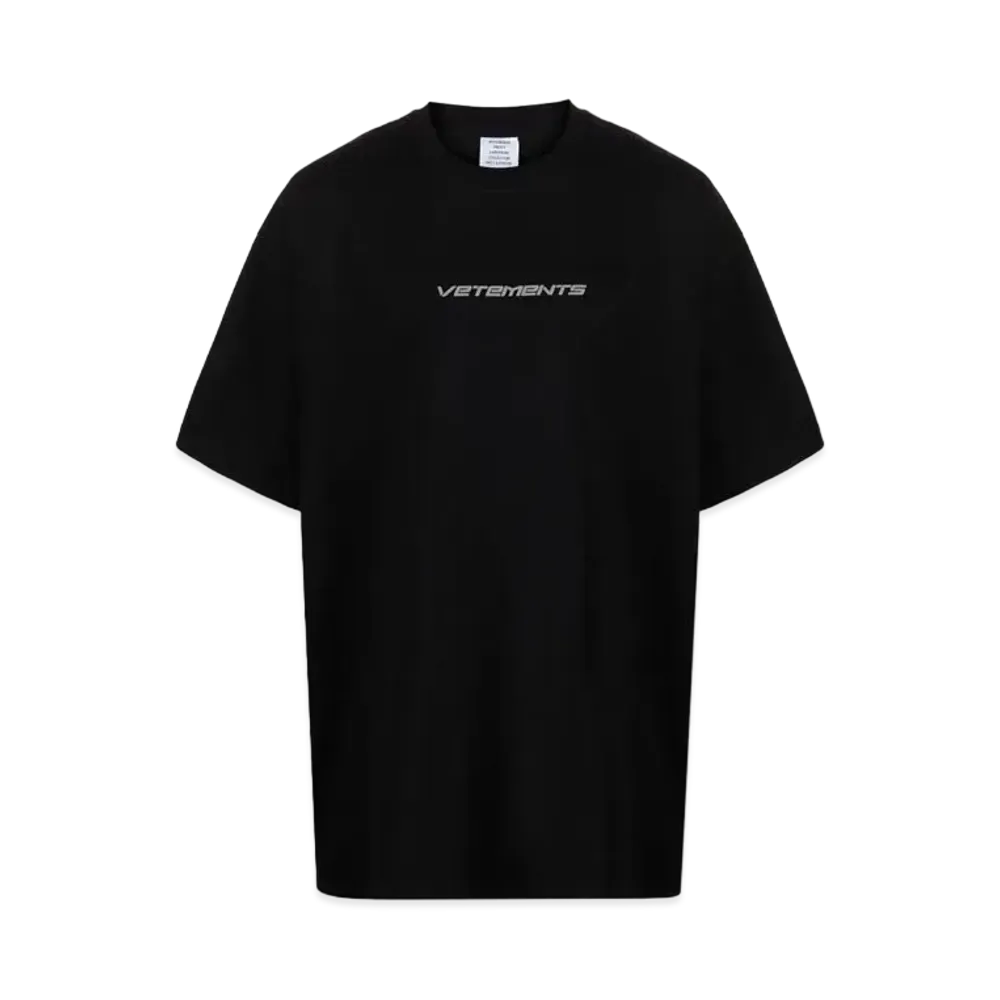 VETEMENTS Logo T-shirt "Black"