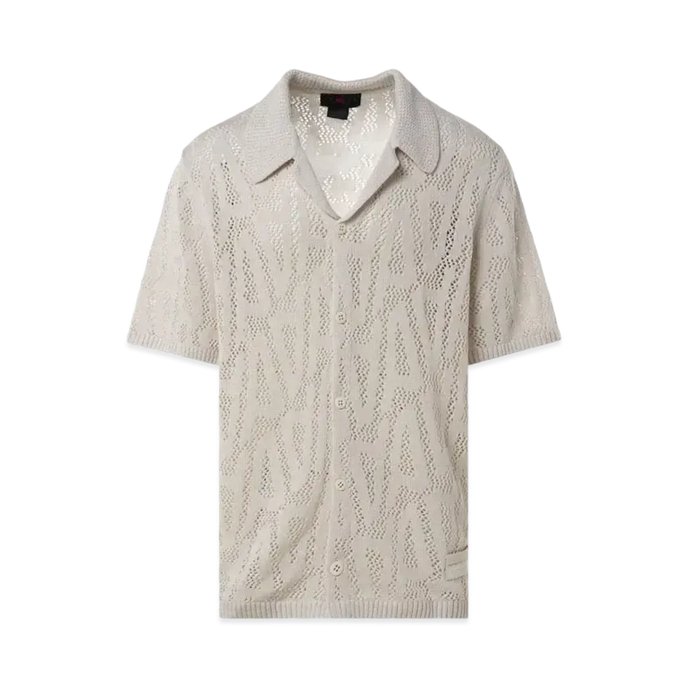 Nike Jordan x A Ma Maniere Open Collar Shirts "White"